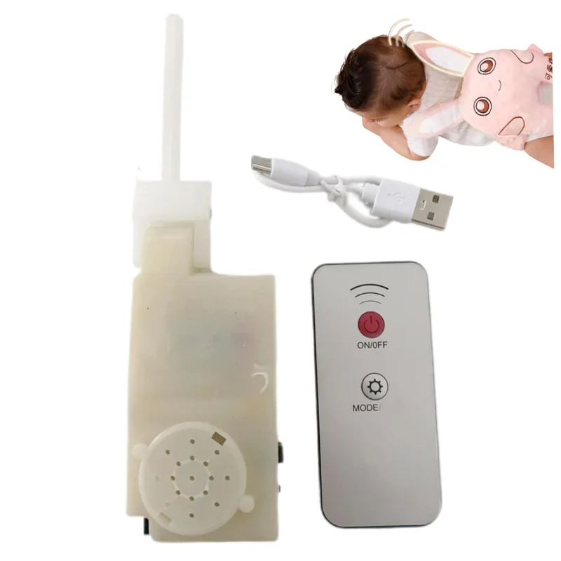 Baby Sleeping Pillow Comfort Movement 3-Mode Remote Baby Sleep Pillow Movement with Automatic Clapping Baby Hug Pillow Core Mo