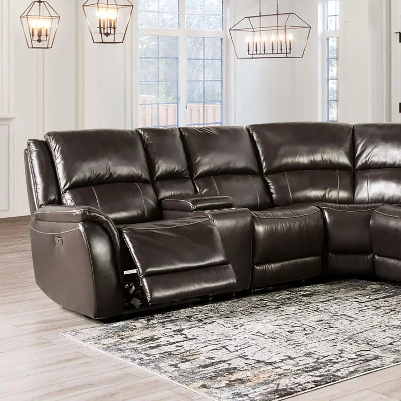 Furniture of America Gorgius CM9910ES-SECT-PM Power Sectional