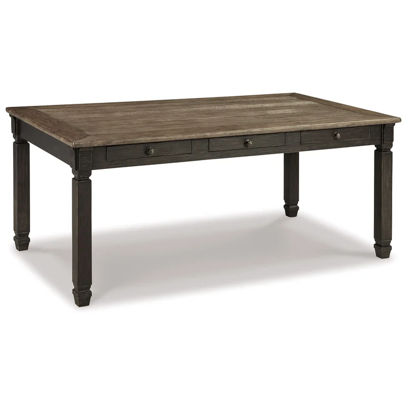 Tyler Creek - Rectangular Dining Room Table - Black / Gray