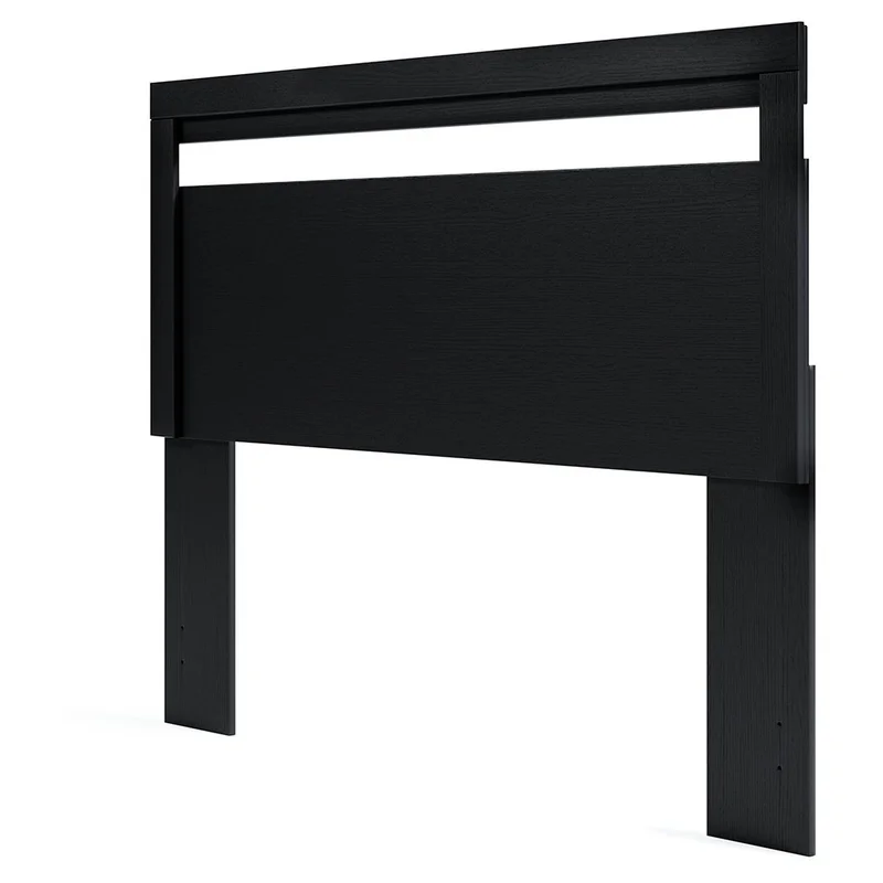 Finch - Queen Panel Headboard - Black