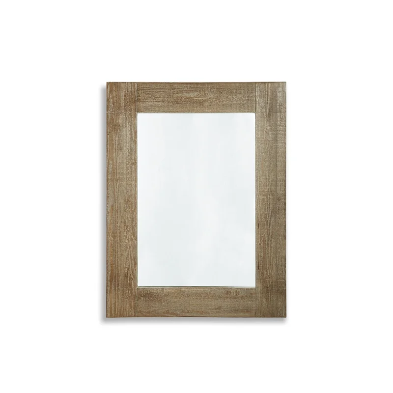 Waltleigh - Accent Mirror - Distressed Brown