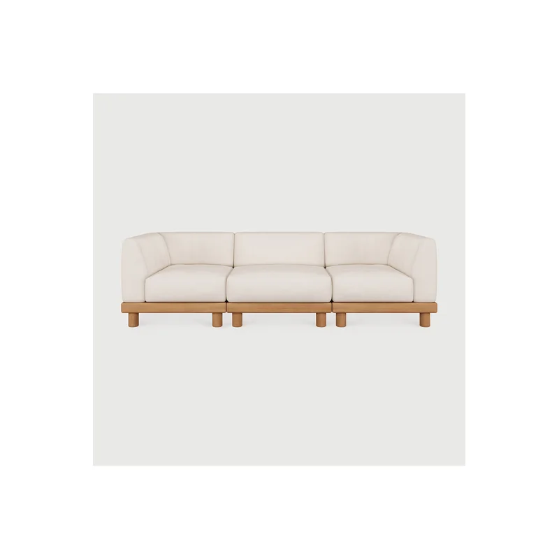 White 3-Seater Outdoor Modular Sofa | Ethnicraft Monocle
