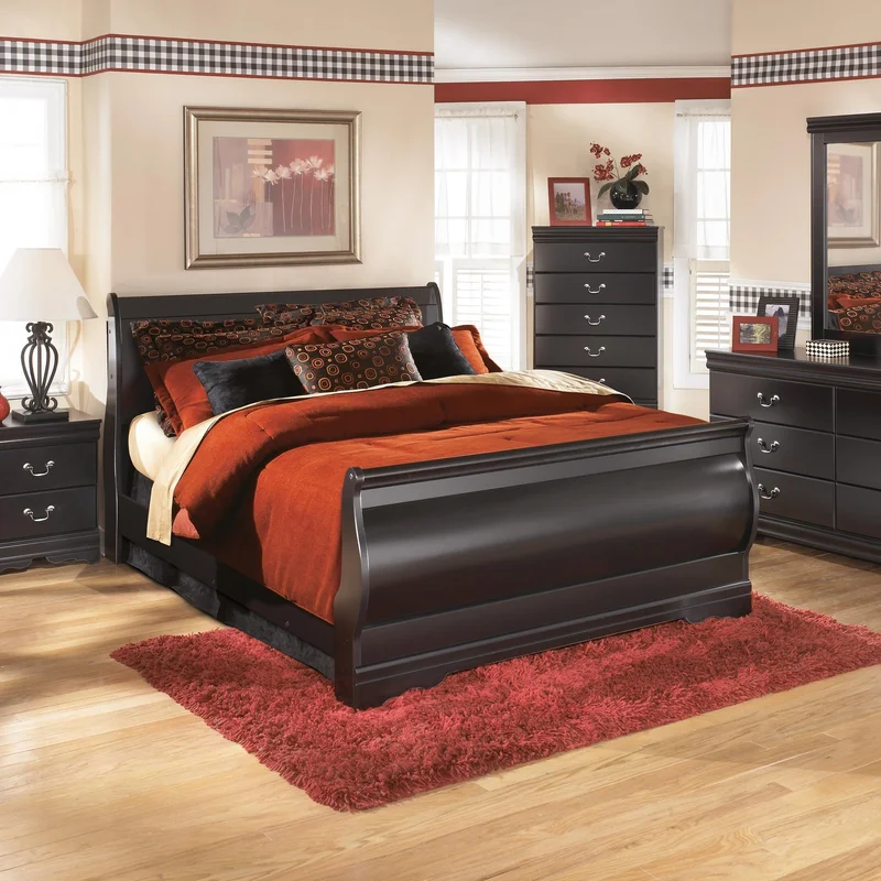 Huey Vineyard Sleigh Bed
