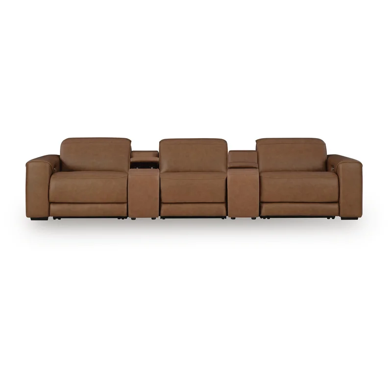 Rally-Up Power Reclining Sectional with Console