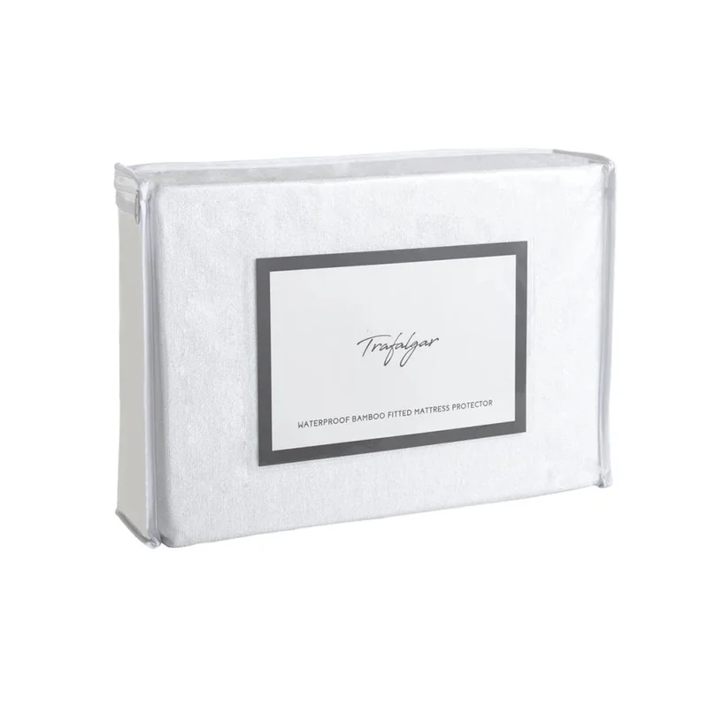 Trafalgar Waterproof Bamboo Fitted Mattress Protector - King