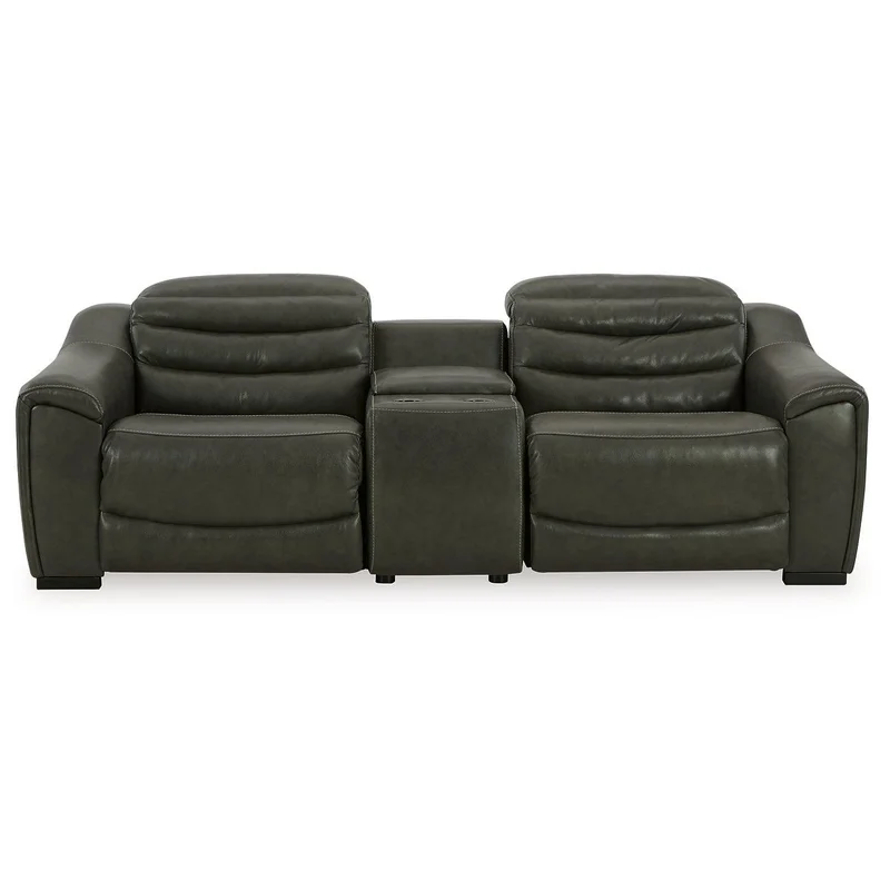 Center Line 3-Piece Power Reclining Loveseat With Console