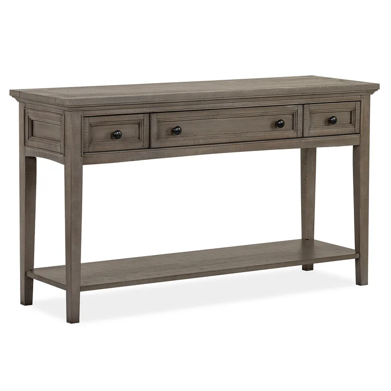 Paxton Place - Rectangular Sofa Table - Dovetail Gray