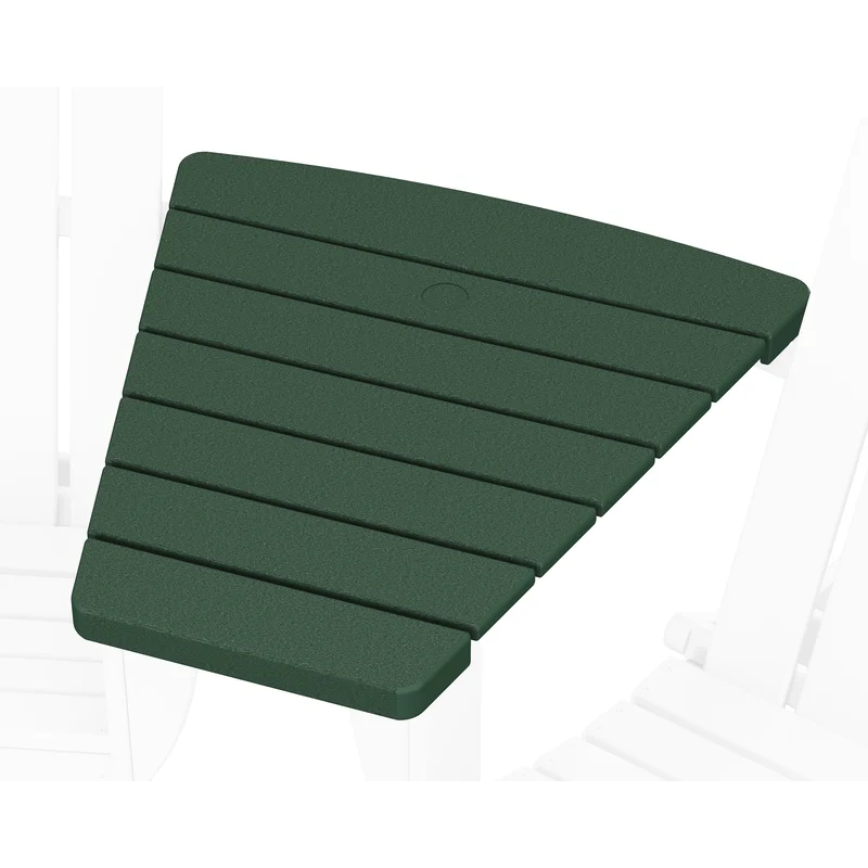POLYWOOD Classic Series Angled Adirondack Connecting Table in Green