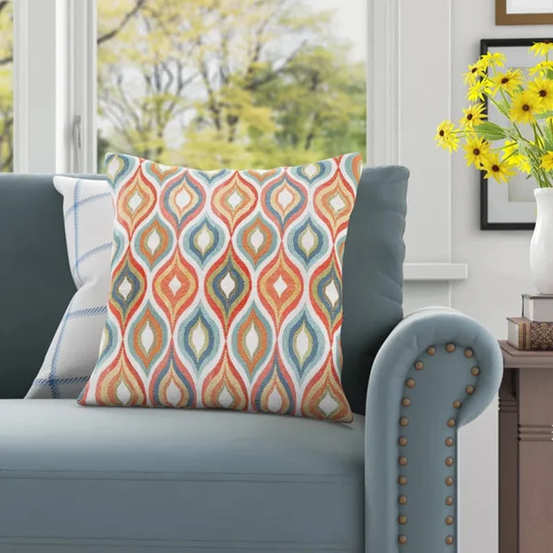24.5" H x 24.5" W x 5" D Mallari Square Pillow Cover and Insert SET OF 2
