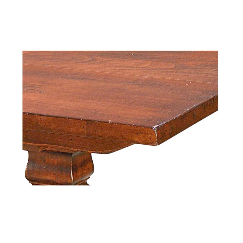 BARKMAN FURNITURE Provincial Cottage Extension Dining Table W/ Breadboard Ends