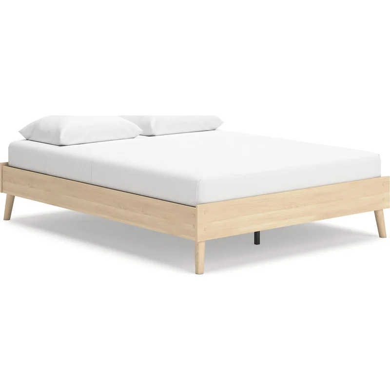 Cabinella Queen Platform Bed - Tan