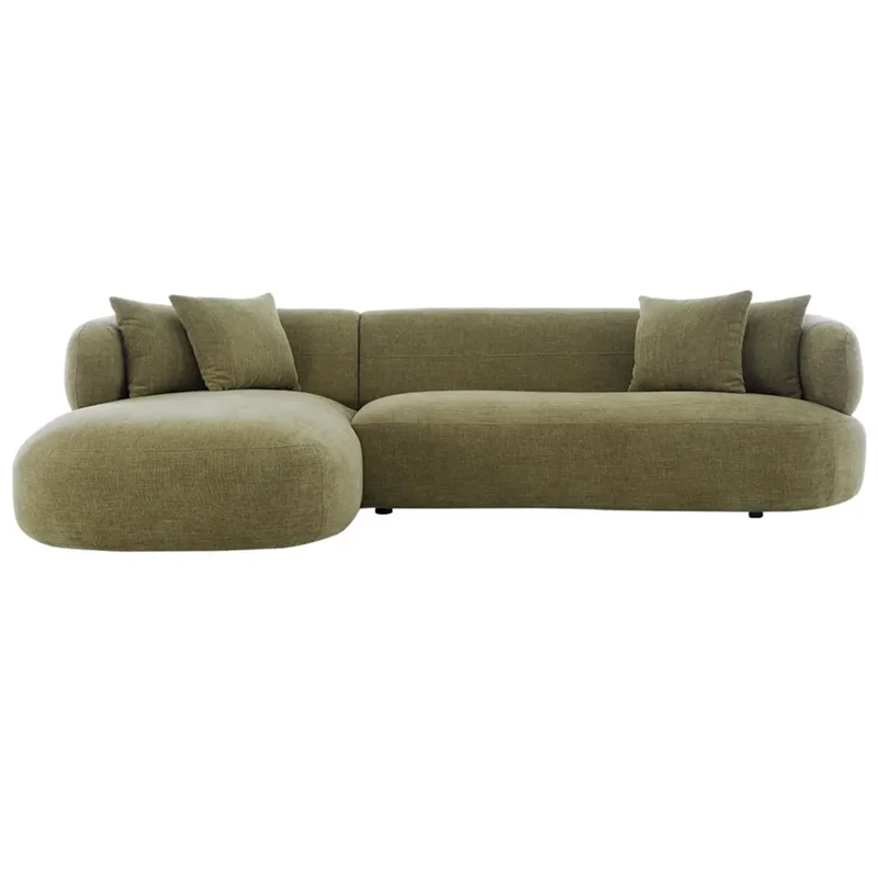 St Leonards 3 Seater Sofa with Left Chaise - Olive