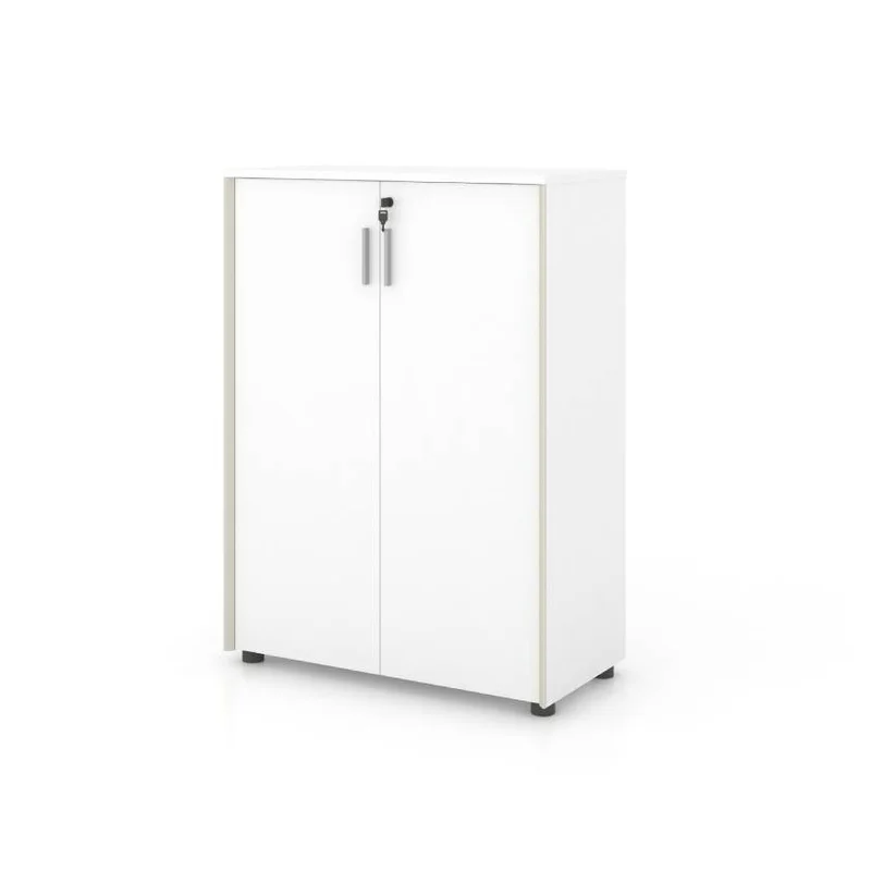 Universal 3-Level Cabinet (White Body)