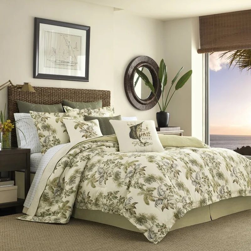 Cal. King Comforter + 3 Additional Pieces Nador 100% Cotton Comforter Set