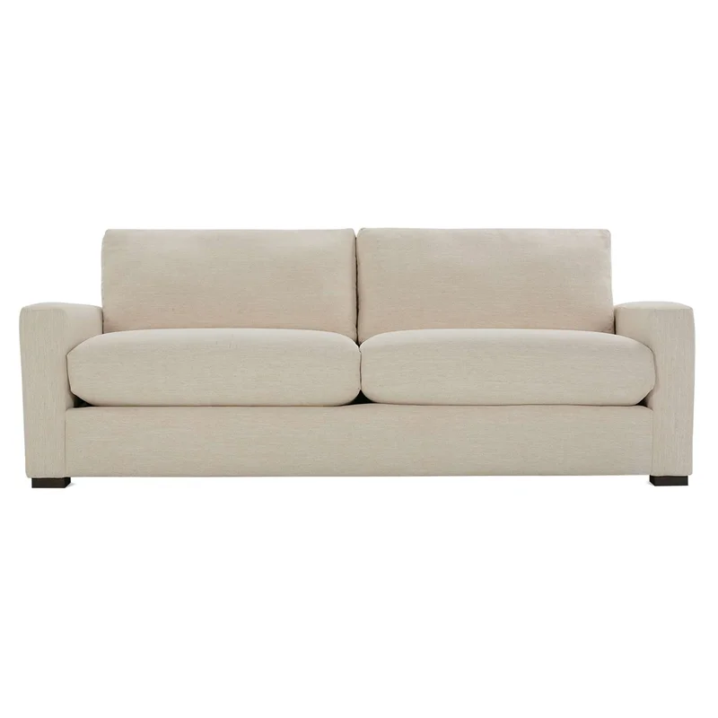 Noah 89 Inch Fabric Two Cushion Track Arm Sofa