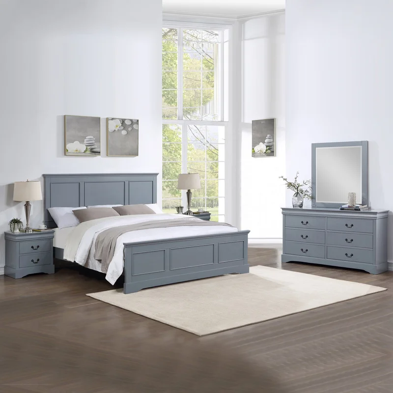4 Piece Caila King Bedroom Set