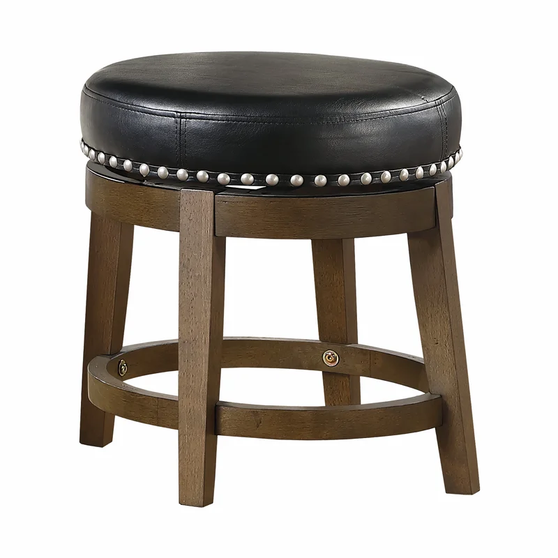 Westby - Round Swivel Stool Black