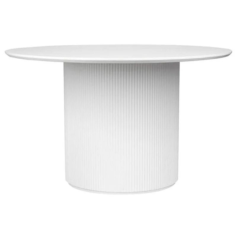 Arlo Round Dining Table - 1.2m White