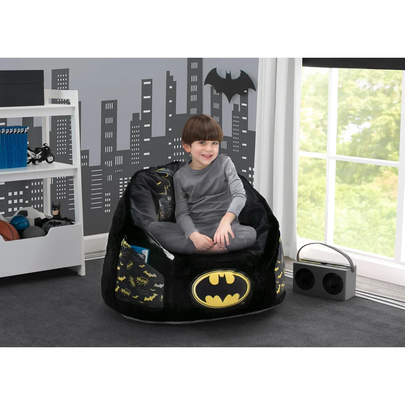 Batman Cozee Fluffy Chair Kid Size (For Kids Up To 10 Years Old)