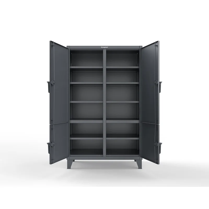Extreme Duty 12 GA Cabinet with 4 Locking Doors - 48 In. W x 24 In. D x 78 In. H