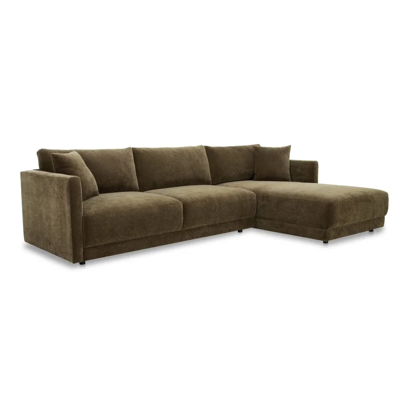 Bryn Sectional Cedar Green Right