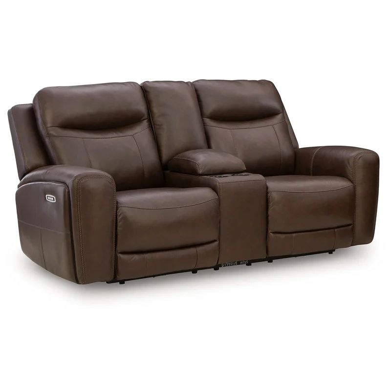 Gravier - Power Reclining Loveseat With Console / Adjustable Headrest - Cordova