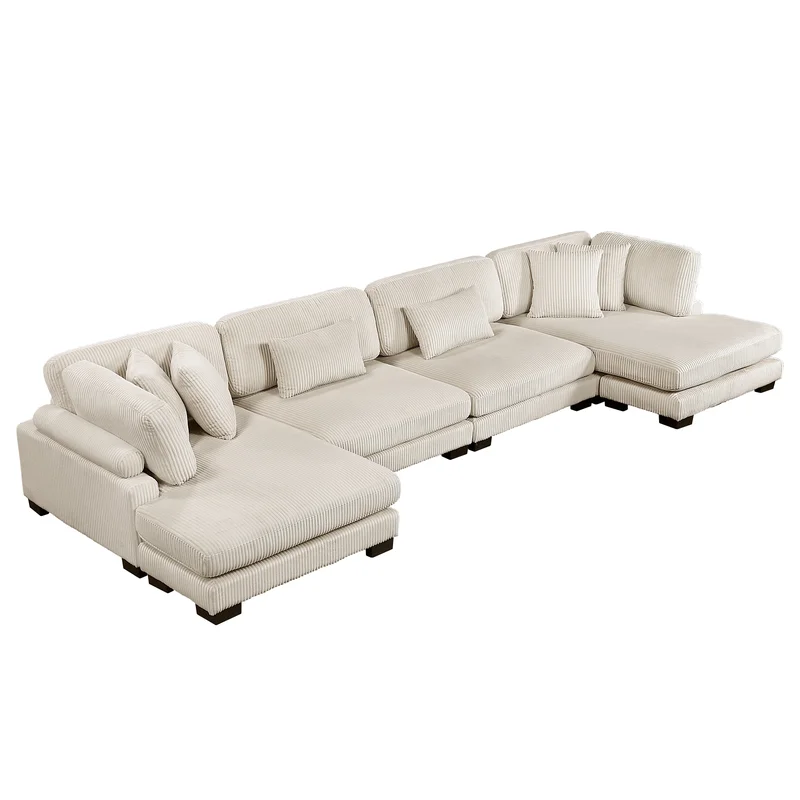 Traverse - (4)4-Piece Modular Sectional with Reversible Chaise