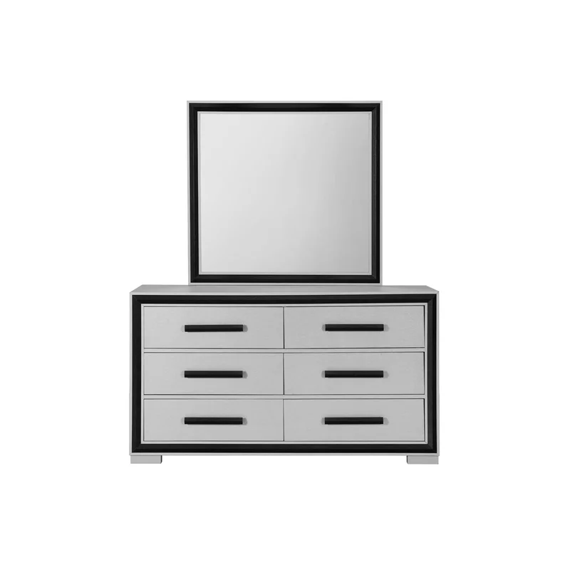 Amelia - Dresser - Gray / Black