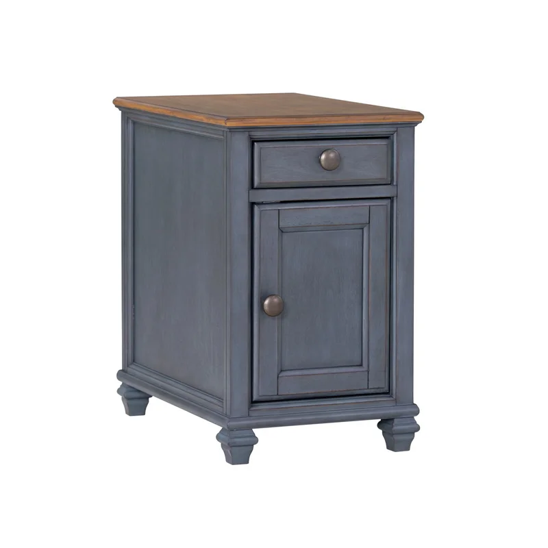 Americana - Chairside Table - Corduroy Blue