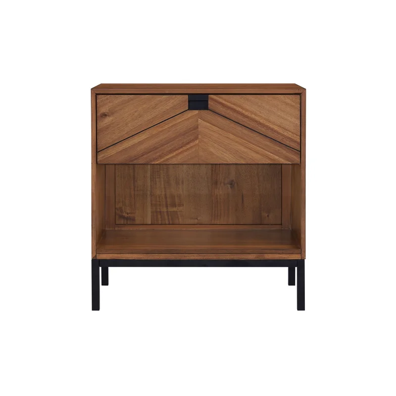 Astoria - Nightstand - Natural Herringbone