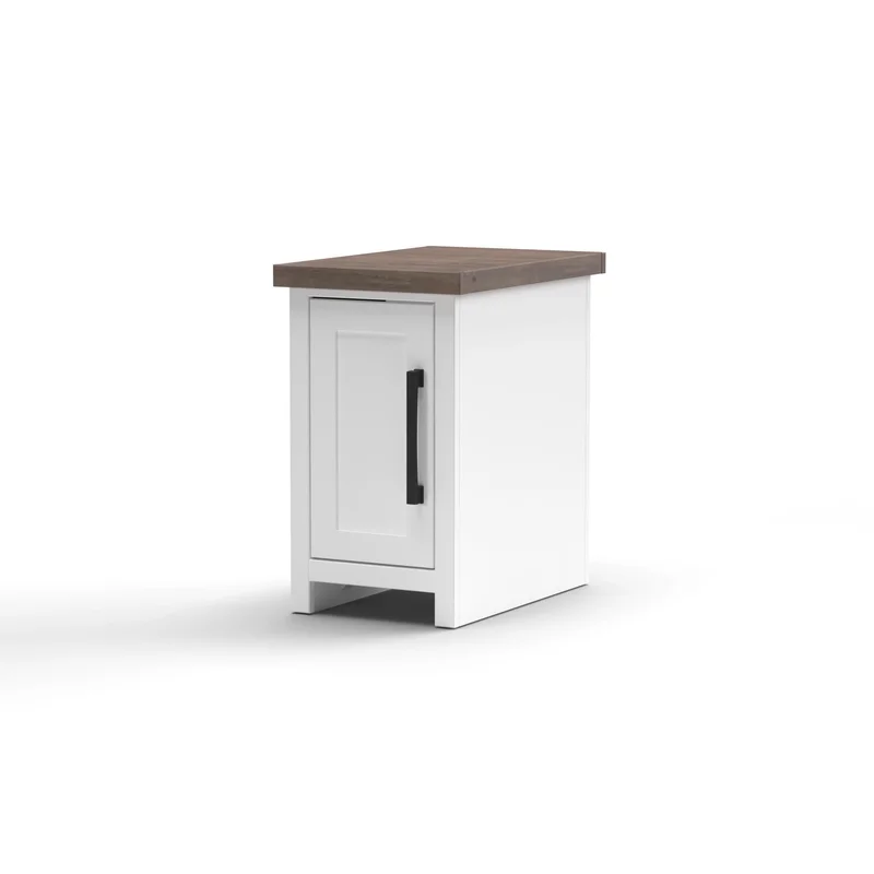 Hampton - Chairside Table - Jasmine Whitewash / Barnwood