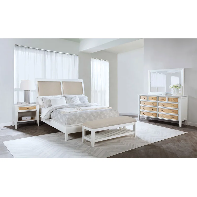 Bexhill 4-piece Queen Bedroom Set White