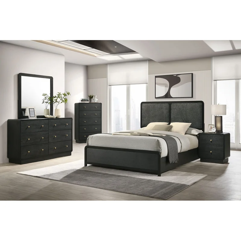 Cavelle 5-piece Queen Bedroom Set Black