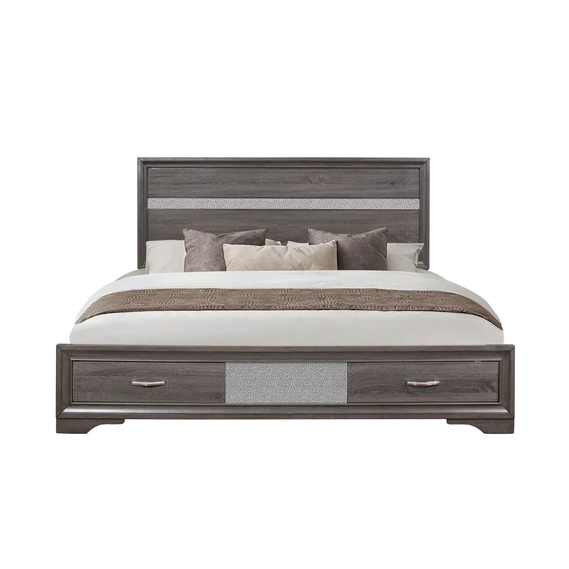 Seville - King Bed - Gray