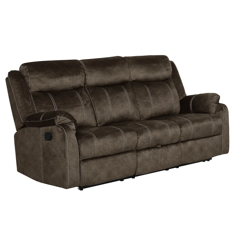 U7303 - Recliner Sofa - Domino Coffee