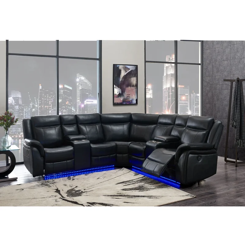Um02 - Sectional - Black