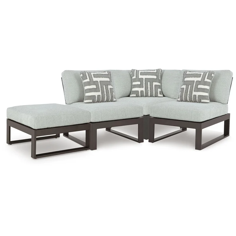 Ashley Express - Beachloft 4-Piece Outdoor Sectional
