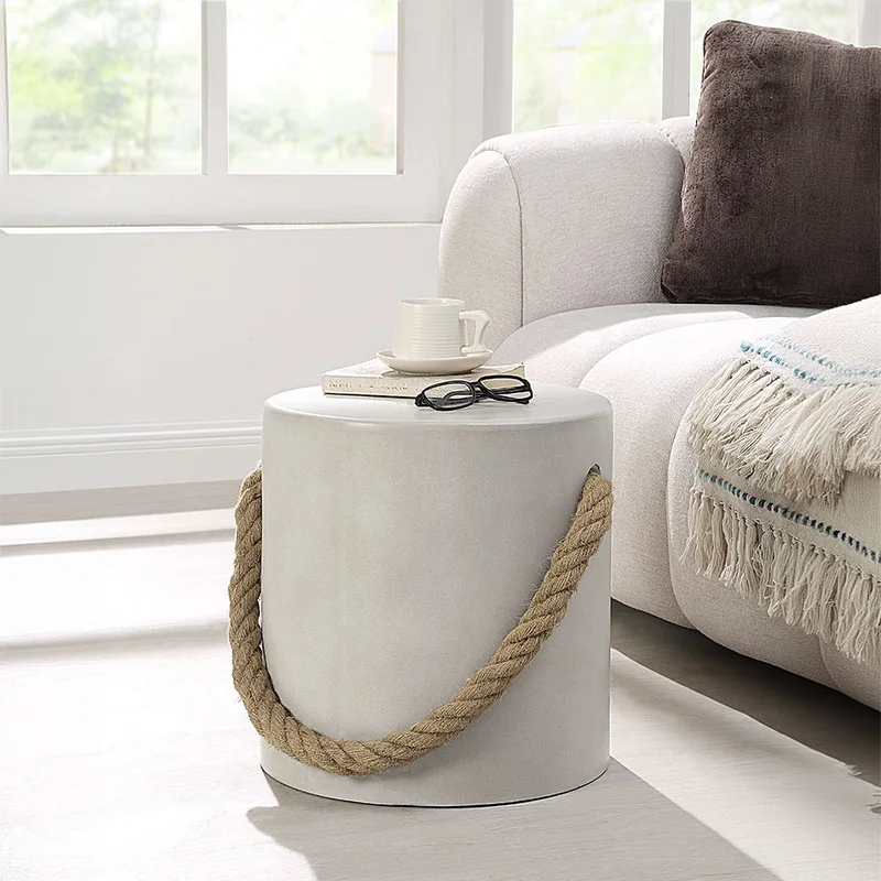 Gene - Accent Table - Natural Gray