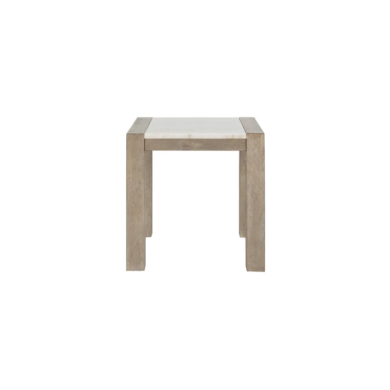 T1321 - End Table - Natural / White