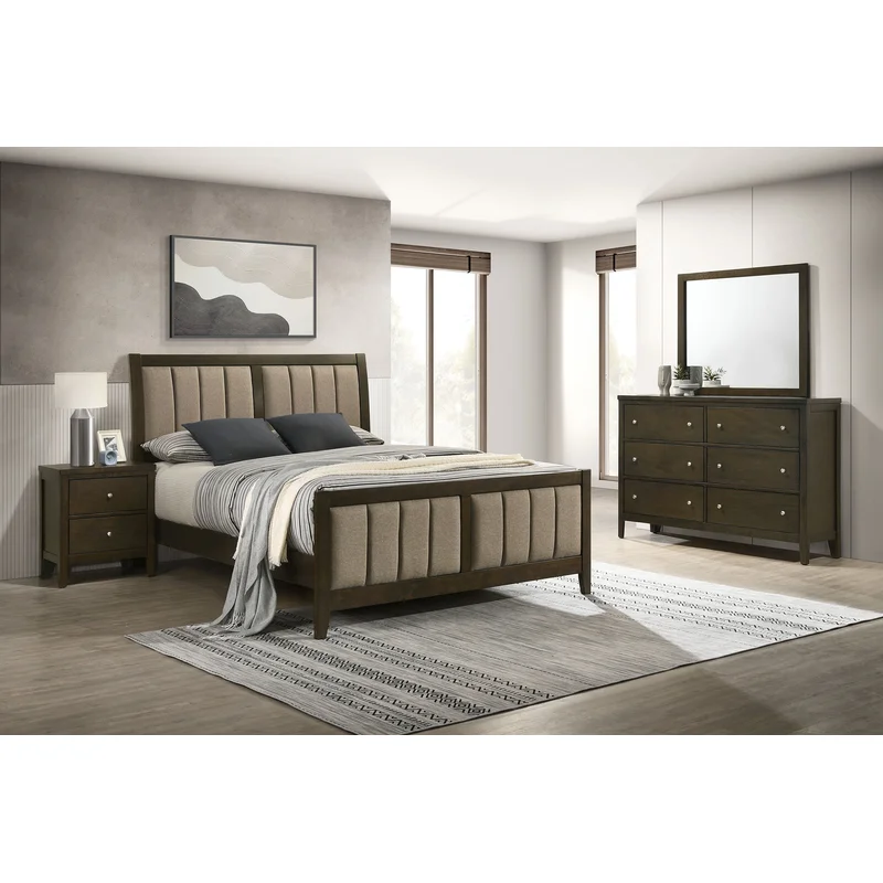 Wilkes 4-piece Eastern King Bedroom Set Dark Cocoa