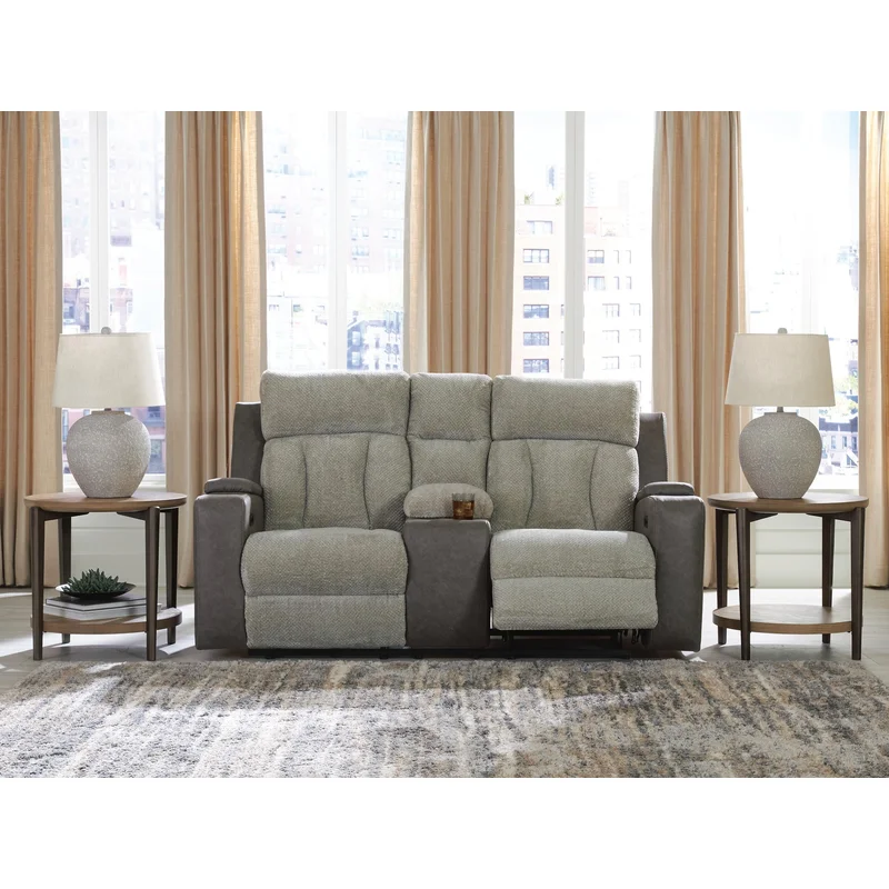 Branthorpe PWR REC Loveseat/CON/ADJ HDRST