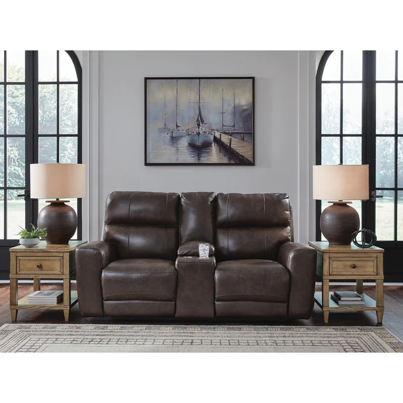 Crossplex PWR REC Loveseat/CON/ADJ HDRST
