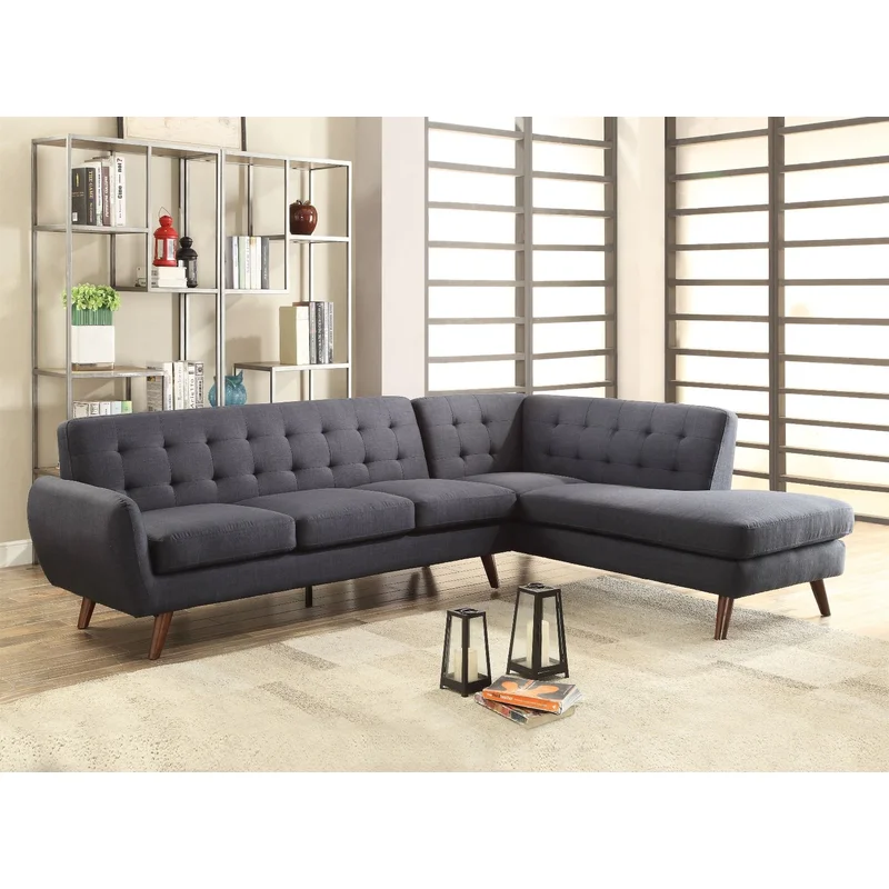 Acme - Sectional Sofa - Gray