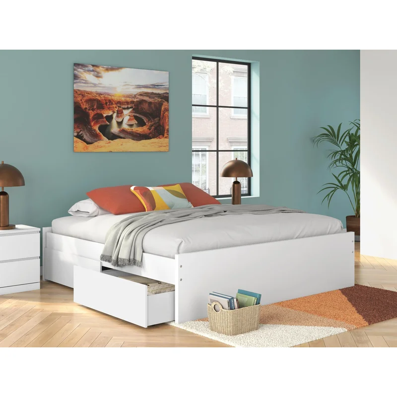 Ashley Express - Onita King Platform Bed with 1 Side Storage