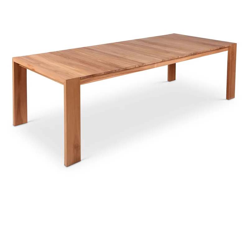Tulum - Teak Outdoor Patio Dining Table - Natural