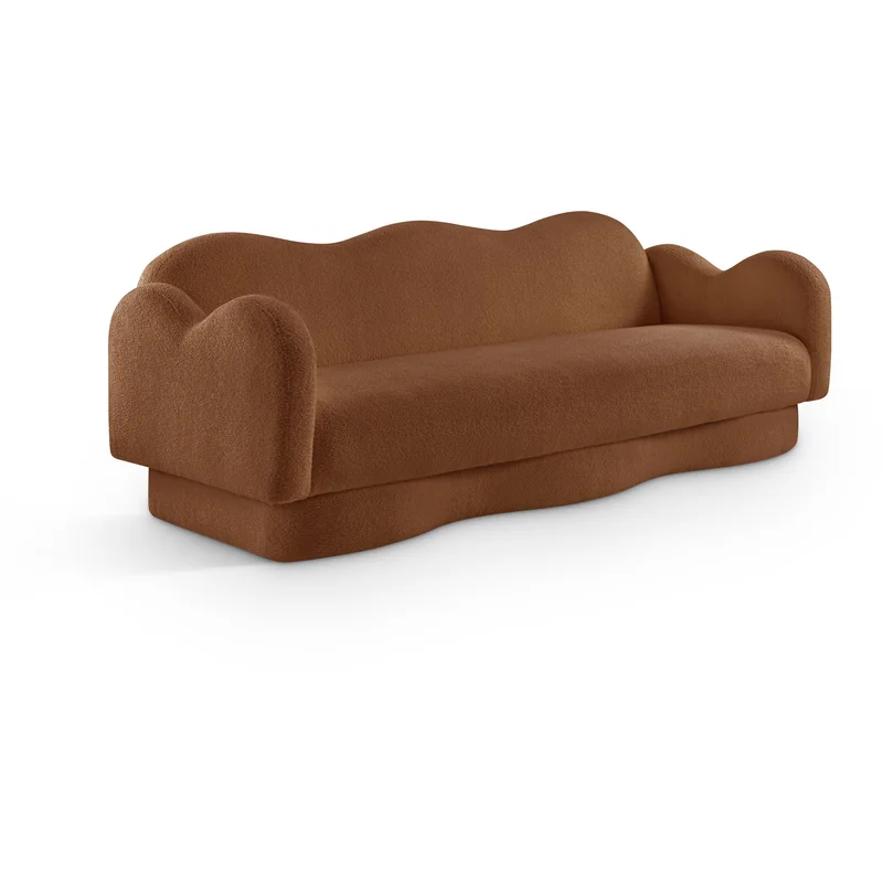 Bloom - Teddy Fabric Sofa - Saddle