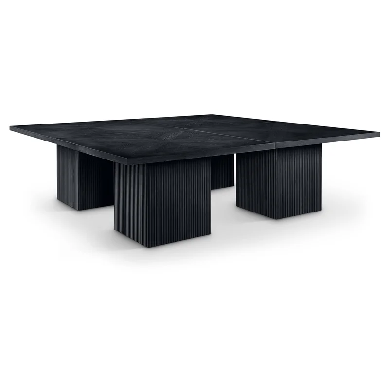 Belinda - Mid-Century Modern Modular Dining Table - Black