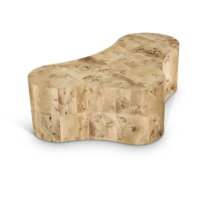 Zaire - Burl Wood Coffee Table