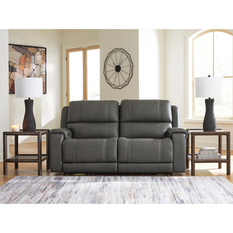 5Z - Pittson 2-Piece Power Reclining Sectional Loveseat