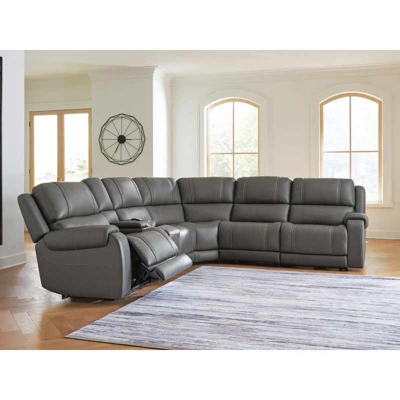 5Z - Pittson 6-Piece Power Reclining Sectional